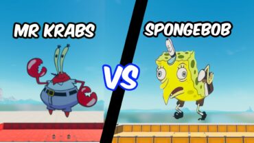 SPONGE BOB VS MR KRABS🧽🔴